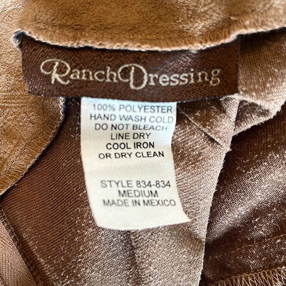 Suede skirt, size medium - Picture 5 of 5